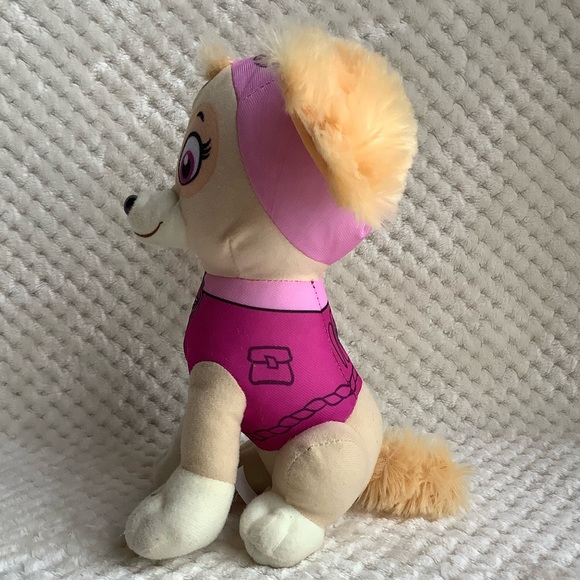 Paw Patrol Plush Skye Nickelodeon Spin Master Stuffed Animal Toy Pink Girl Dog - Picture 3 of 9